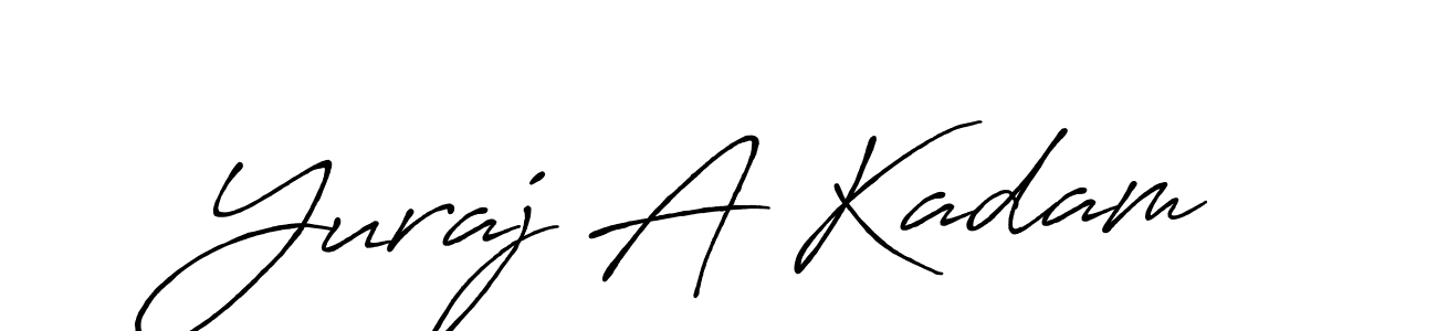 Make a short Yuraj A Kadam signature style. Manage your documents anywhere anytime using Antro_Vectra_Bolder. Create and add eSignatures, submit forms, share and send files easily. Yuraj A Kadam signature style 7 images and pictures png