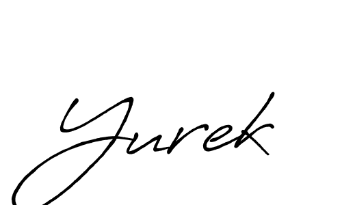 Also we have Yurek name is the best signature style. Create professional handwritten signature collection using Antro_Vectra_Bolder autograph style. Yurek signature style 7 images and pictures png