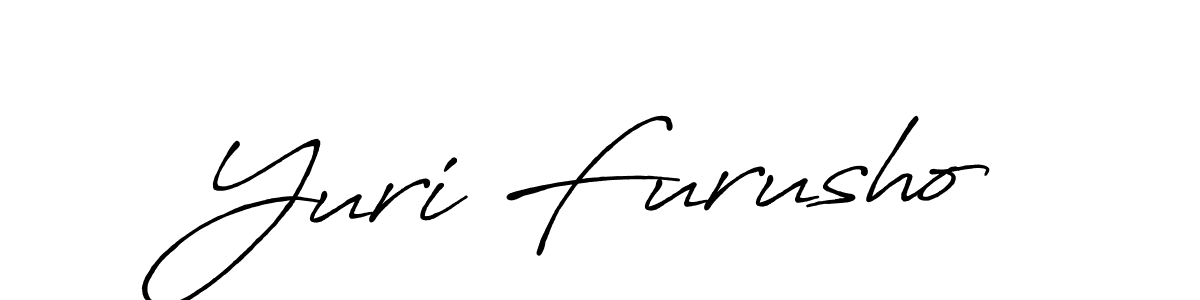 How to make Yuri Furusho name signature. Use Antro_Vectra_Bolder style for creating short signs online. This is the latest handwritten sign. Yuri Furusho signature style 7 images and pictures png