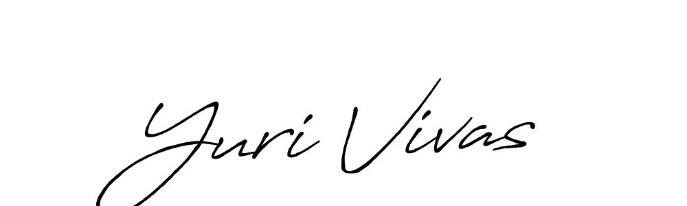 Once you've used our free online signature maker to create your best signature Antro_Vectra_Bolder style, it's time to enjoy all of the benefits that Yuri Vivas name signing documents. Yuri Vivas signature style 7 images and pictures png