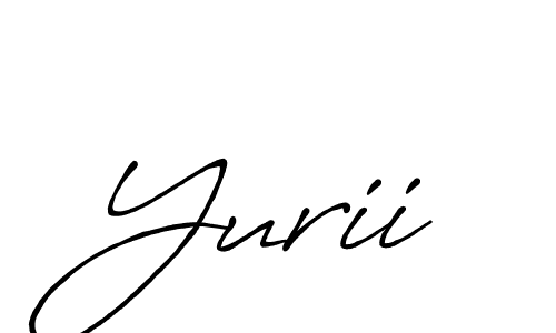 Similarly Antro_Vectra_Bolder is the best handwritten signature design. Signature creator online .You can use it as an online autograph creator for name Yurii. Yurii signature style 7 images and pictures png