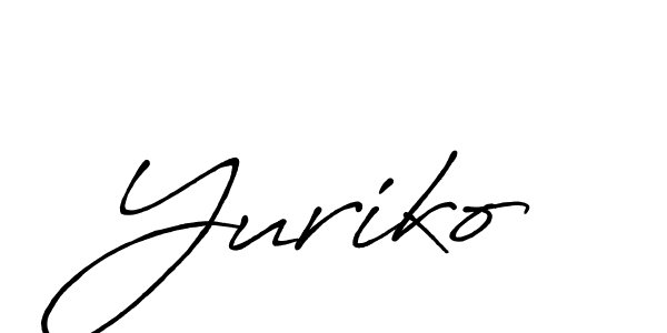 Make a short Yuriko signature style. Manage your documents anywhere anytime using Antro_Vectra_Bolder. Create and add eSignatures, submit forms, share and send files easily. Yuriko signature style 7 images and pictures png