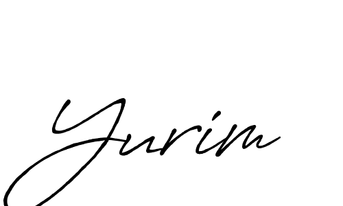 How to make Yurim signature? Antro_Vectra_Bolder is a professional autograph style. Create handwritten signature for Yurim name. Yurim signature style 7 images and pictures png