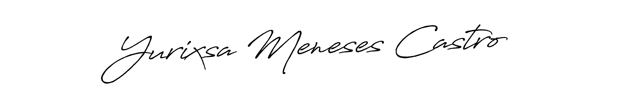 Also we have Yurixsa Meneses Castro name is the best signature style. Create professional handwritten signature collection using Antro_Vectra_Bolder autograph style. Yurixsa Meneses Castro signature style 7 images and pictures png