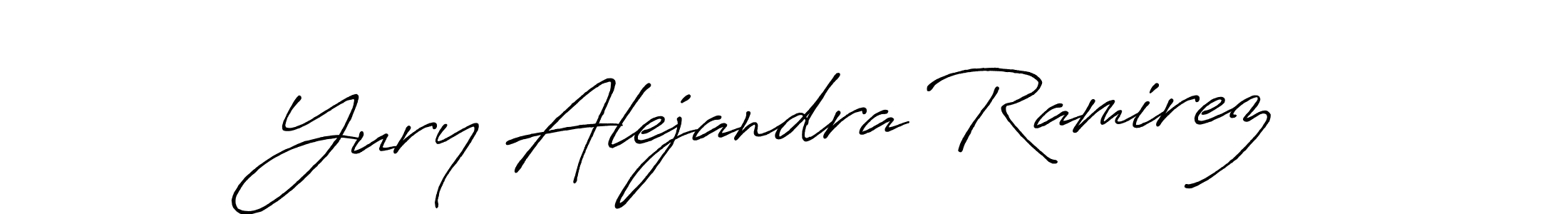 How to Draw Yury Alejandra Ramirez signature style? Antro_Vectra_Bolder is a latest design signature styles for name Yury Alejandra Ramirez. Yury Alejandra Ramirez signature style 7 images and pictures png