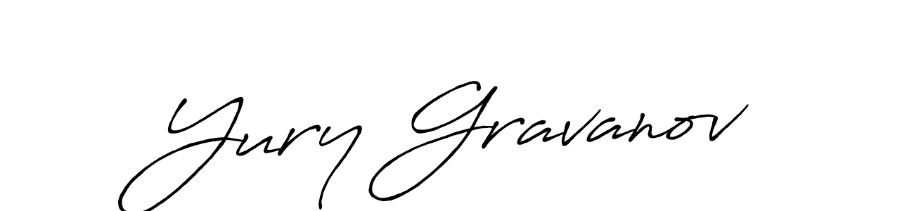 Design your own signature with our free online signature maker. With this signature software, you can create a handwritten (Antro_Vectra_Bolder) signature for name Yury Gravanov. Yury Gravanov signature style 7 images and pictures png