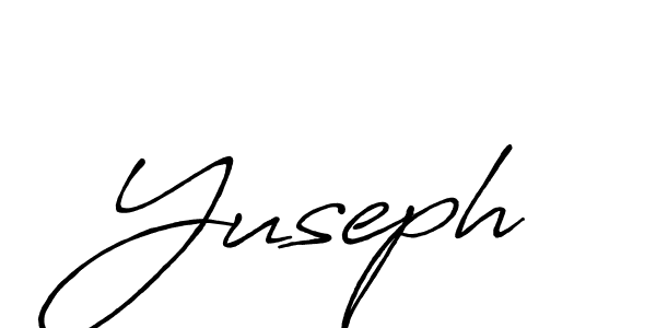 Use a signature maker to create a handwritten signature online. With this signature software, you can design (Antro_Vectra_Bolder) your own signature for name Yuseph. Yuseph signature style 7 images and pictures png