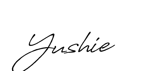 How to Draw Yushie signature style? Antro_Vectra_Bolder is a latest design signature styles for name Yushie. Yushie signature style 7 images and pictures png