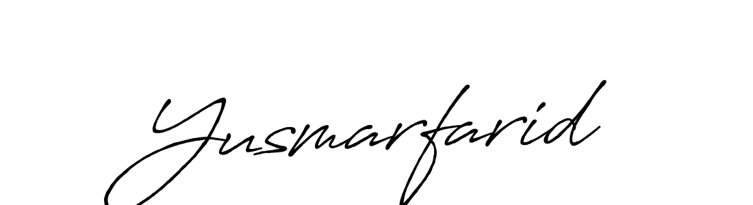 You should practise on your own different ways (Antro_Vectra_Bolder) to write your name (Yusmarfarid) in signature. don't let someone else do it for you. Yusmarfarid signature style 7 images and pictures png