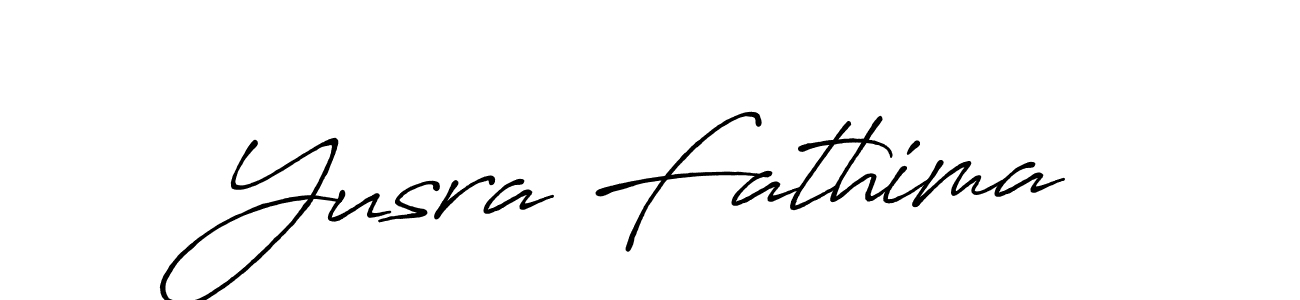 if you are searching for the best signature style for your name Yusra Fathima. so please give up your signature search. here we have designed multiple signature styles  using Antro_Vectra_Bolder. Yusra Fathima signature style 7 images and pictures png