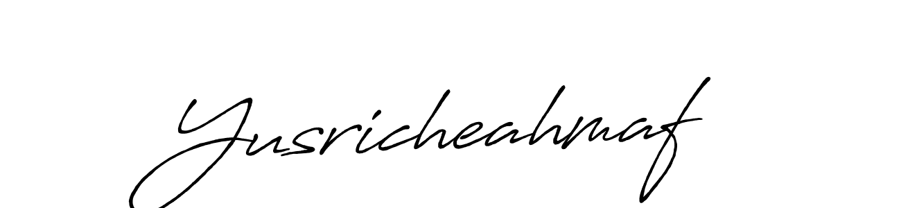 It looks lik you need a new signature style for name Yusricheahmaf. Design unique handwritten (Antro_Vectra_Bolder) signature with our free signature maker in just a few clicks. Yusricheahmaf signature style 7 images and pictures png