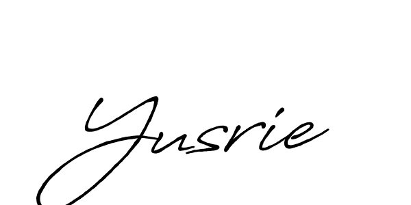 You should practise on your own different ways (Antro_Vectra_Bolder) to write your name (Yusrie) in signature. don't let someone else do it for you. Yusrie signature style 7 images and pictures png