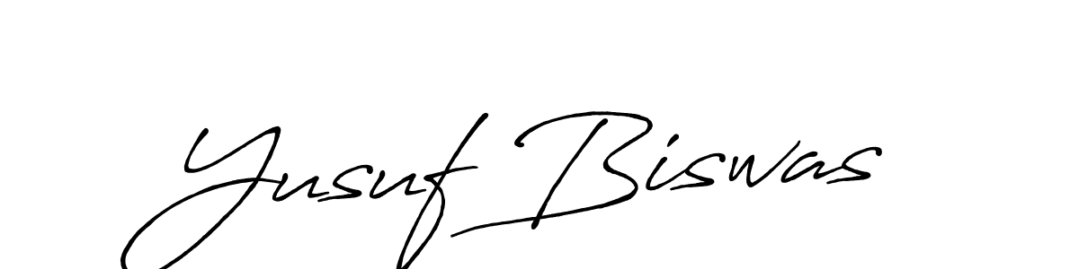 How to make Yusuf Biswas signature? Antro_Vectra_Bolder is a professional autograph style. Create handwritten signature for Yusuf Biswas name. Yusuf Biswas signature style 7 images and pictures png