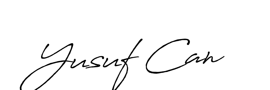 You should practise on your own different ways (Antro_Vectra_Bolder) to write your name (Yusuf Can) in signature. don't let someone else do it for you. Yusuf Can signature style 7 images and pictures png