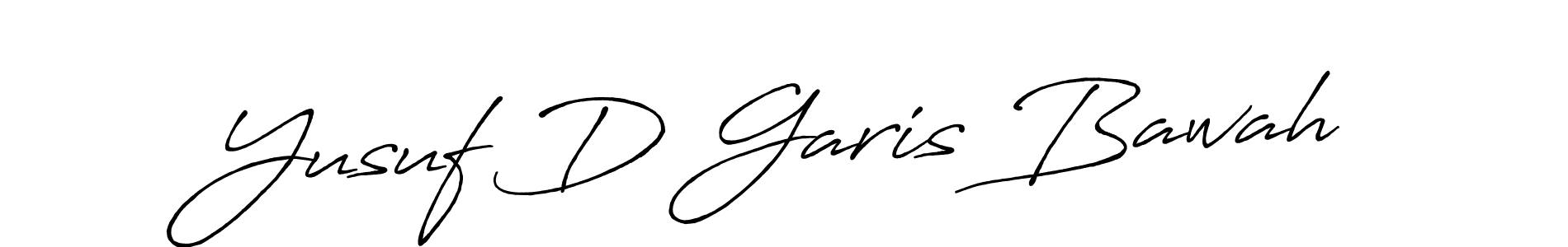 How to make Yusuf D Garis Bawah name signature. Use Antro_Vectra_Bolder style for creating short signs online. This is the latest handwritten sign. Yusuf D Garis Bawah signature style 7 images and pictures png