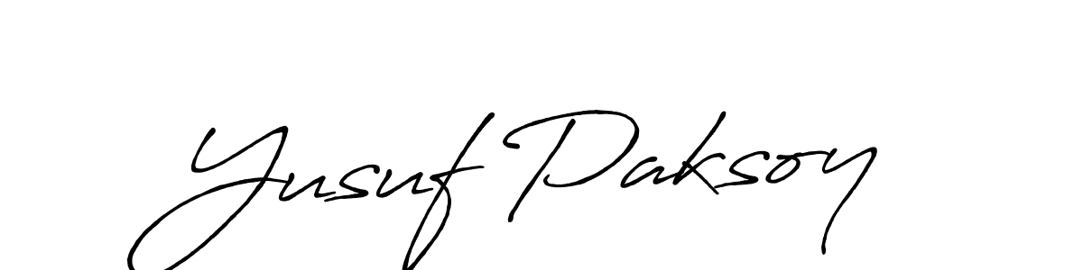 Also You can easily find your signature by using the search form. We will create Yusuf Paksoy name handwritten signature images for you free of cost using Antro_Vectra_Bolder sign style. Yusuf Paksoy signature style 7 images and pictures png