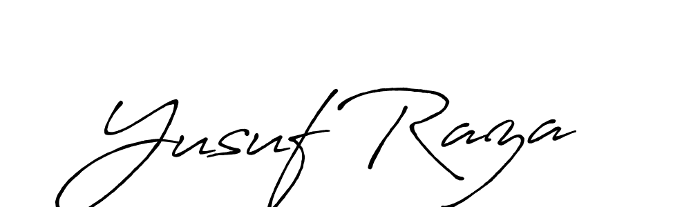 if you are searching for the best signature style for your name Yusuf Raza. so please give up your signature search. here we have designed multiple signature styles  using Antro_Vectra_Bolder. Yusuf Raza signature style 7 images and pictures png