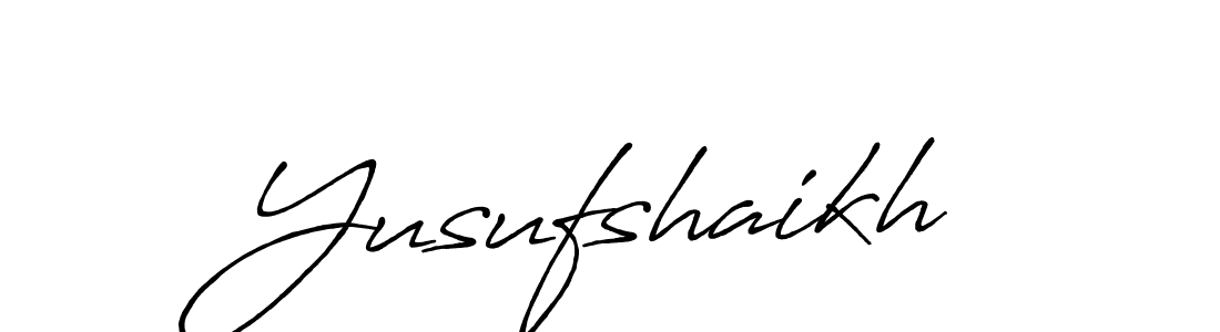 Once you've used our free online signature maker to create your best signature Antro_Vectra_Bolder style, it's time to enjoy all of the benefits that Yusufshaikh name signing documents. Yusufshaikh signature style 7 images and pictures png