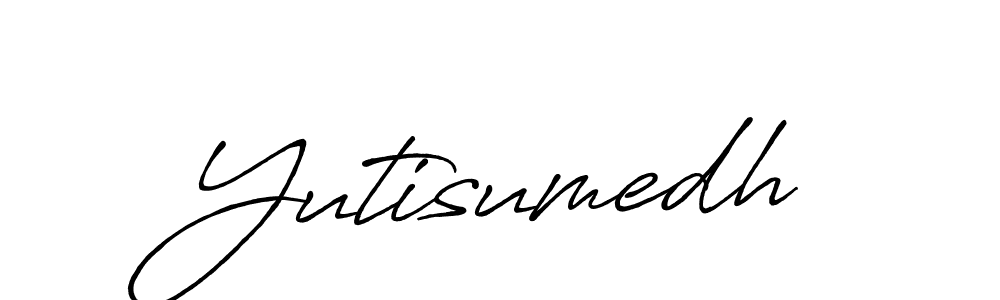 Antro_Vectra_Bolder is a professional signature style that is perfect for those who want to add a touch of class to their signature. It is also a great choice for those who want to make their signature more unique. Get Yutisumedh name to fancy signature for free. Yutisumedh signature style 7 images and pictures png