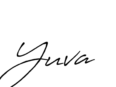 Make a beautiful signature design for name Yuva. Use this online signature maker to create a handwritten signature for free. Yuva signature style 7 images and pictures png