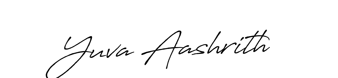 You should practise on your own different ways (Antro_Vectra_Bolder) to write your name (Yuva Aashrith) in signature. don't let someone else do it for you. Yuva Aashrith signature style 7 images and pictures png