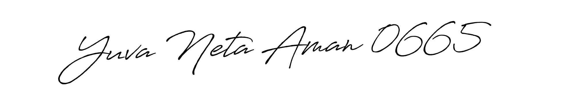 Similarly Antro_Vectra_Bolder is the best handwritten signature design. Signature creator online .You can use it as an online autograph creator for name Yuva Neta Aman 0665 . Yuva Neta Aman 0665  signature style 7 images and pictures png