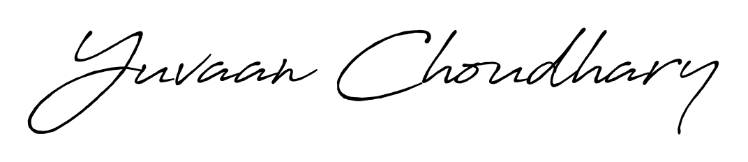 Download transparent PNG signature for name Yuvaan Choudhary styled with Antro_Vectra_Bolder font. Ready to paste directly into PDF and Word agreements. Yuvaan Choudhary signature style 7 images and pictures png
