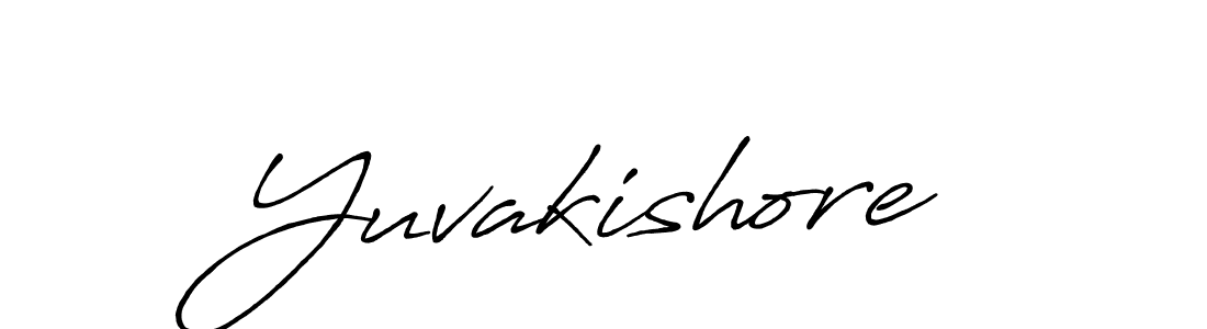 Create a beautiful signature design for name Yuvakishore. With this signature (Antro_Vectra_Bolder) fonts, you can make a handwritten signature for free. Yuvakishore signature style 7 images and pictures png