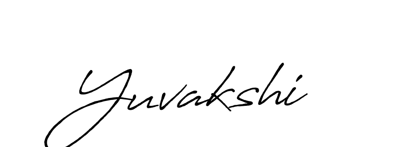It looks lik you need a new signature style for name Yuvakshi. Design unique handwritten (Antro_Vectra_Bolder) signature with our free signature maker in just a few clicks. Yuvakshi signature style 7 images and pictures png