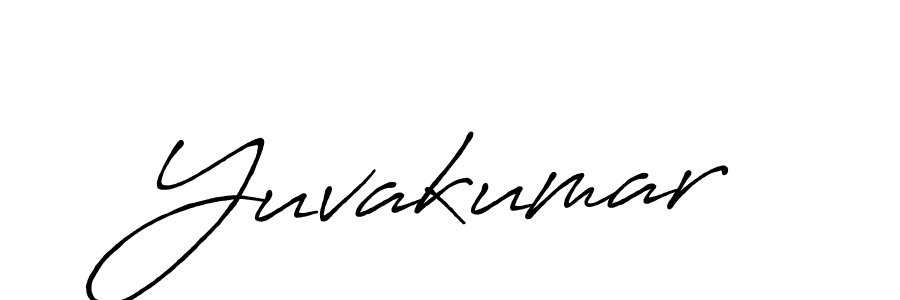 Use a signature maker to create a handwritten signature online. With this signature software, you can design (Antro_Vectra_Bolder) your own signature for name Yuvakumar. Yuvakumar signature style 7 images and pictures png