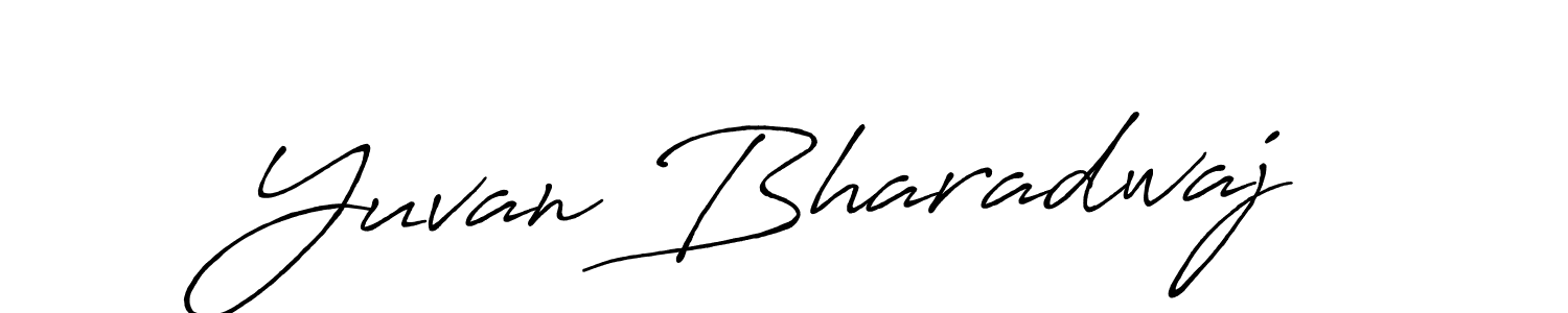 Design your own signature with our free online signature maker. With this signature software, you can create a handwritten (Antro_Vectra_Bolder) signature for name Yuvan Bharadwaj. Yuvan Bharadwaj signature style 7 images and pictures png