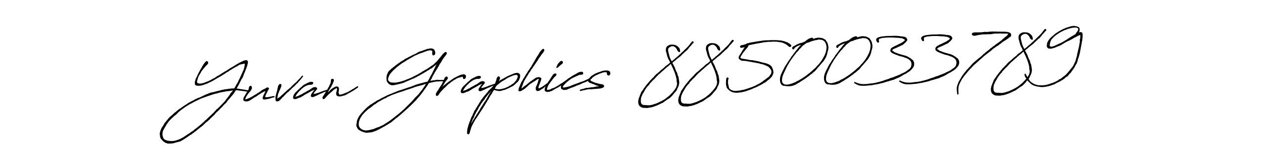 Once you've used our free online signature maker to create your best signature Antro_Vectra_Bolder style, it's time to enjoy all of the benefits that Yuvan Graphics  8850033789 name signing documents. Yuvan Graphics  8850033789 signature style 7 images and pictures png