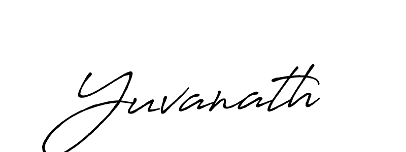 You should practise on your own different ways (Antro_Vectra_Bolder) to write your name (Yuvanath) in signature. don't let someone else do it for you. Yuvanath signature style 7 images and pictures png