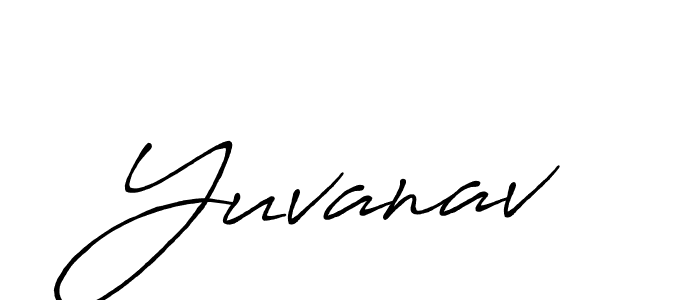 Similarly Antro_Vectra_Bolder is the best handwritten signature design. Signature creator online .You can use it as an online autograph creator for name Yuvanav. Yuvanav signature style 7 images and pictures png