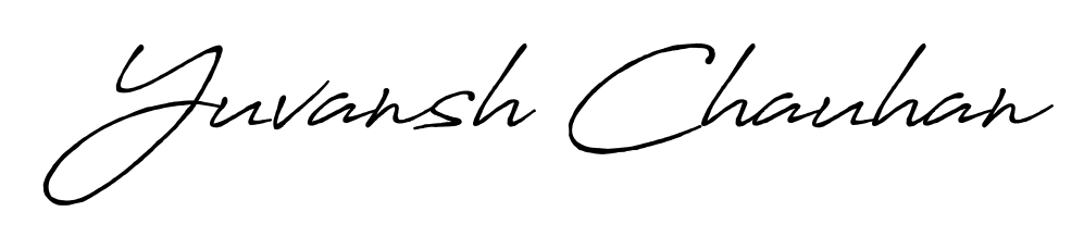 An effortless, minimalist signature concept for Yuvansh Chauhan using Antro_Vectra_Bolder design. Clean lines that look great on any document. Yuvansh Chauhan signature style 7 images and pictures png