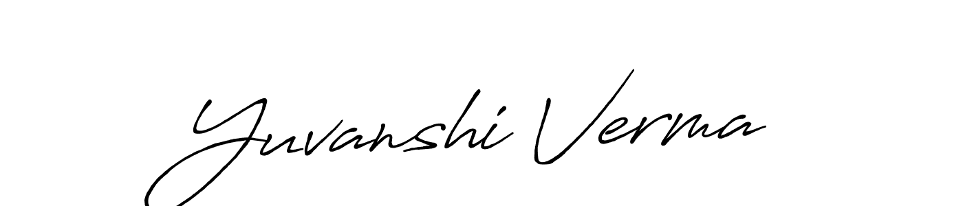 Make a short Yuvanshi Verma signature style. Manage your documents anywhere anytime using Antro_Vectra_Bolder. Create and add eSignatures, submit forms, share and send files easily. Yuvanshi Verma signature style 7 images and pictures png