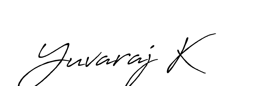 How to Draw Yuvaraj K signature style? Antro_Vectra_Bolder is a latest design signature styles for name Yuvaraj K. Yuvaraj K signature style 7 images and pictures png