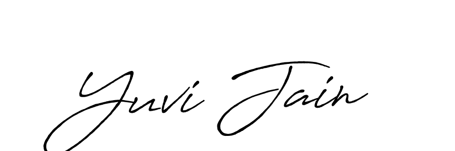 Make a beautiful signature design for name Yuvi Jain. Use this online signature maker to create a handwritten signature for free. Yuvi Jain signature style 7 images and pictures png