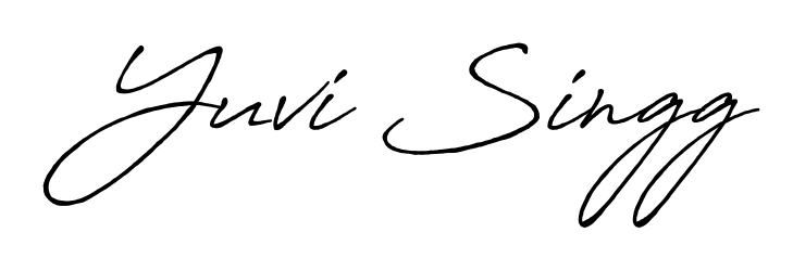 This is the best signature style for the Yuvi Singg name. Also you like these signature font (Antro_Vectra_Bolder). Mix name signature. Yuvi Singg signature style 7 images and pictures png