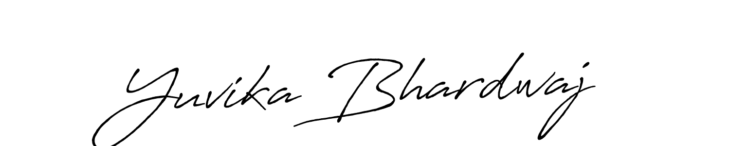 Also we have Yuvika Bhardwaj name is the best signature style. Create professional handwritten signature collection using Antro_Vectra_Bolder autograph style. Yuvika Bhardwaj signature style 7 images and pictures png