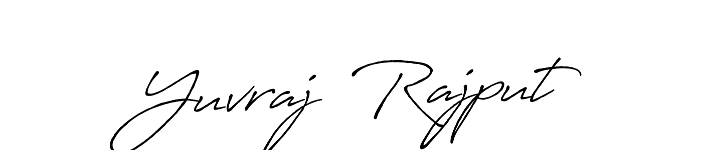 How to Draw Yuvraj  Rajput signature style? Antro_Vectra_Bolder is a latest design signature styles for name Yuvraj  Rajput. Yuvraj  Rajput signature style 7 images and pictures png