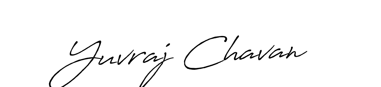 The best way (Antro_Vectra_Bolder) to make a short signature is to pick only two or three words in your name. The name Yuvraj Chavan include a total of six letters. For converting this name. Yuvraj Chavan signature style 7 images and pictures png
