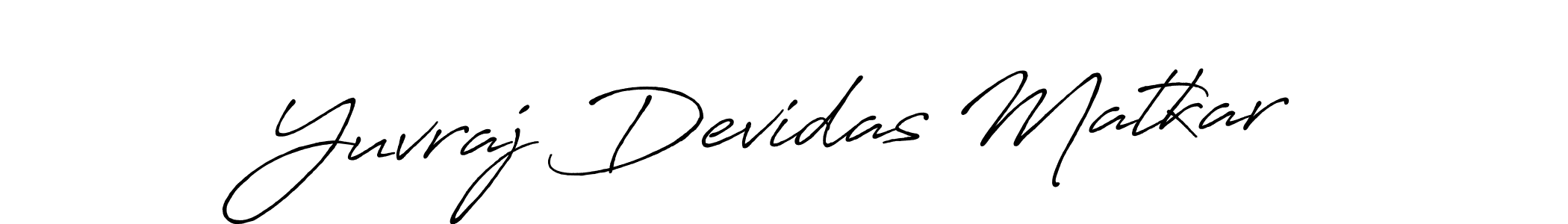 Make a beautiful signature design for name Yuvraj Devidas Matkar. Use this online signature maker to create a handwritten signature for free. Yuvraj Devidas Matkar signature style 7 images and pictures png