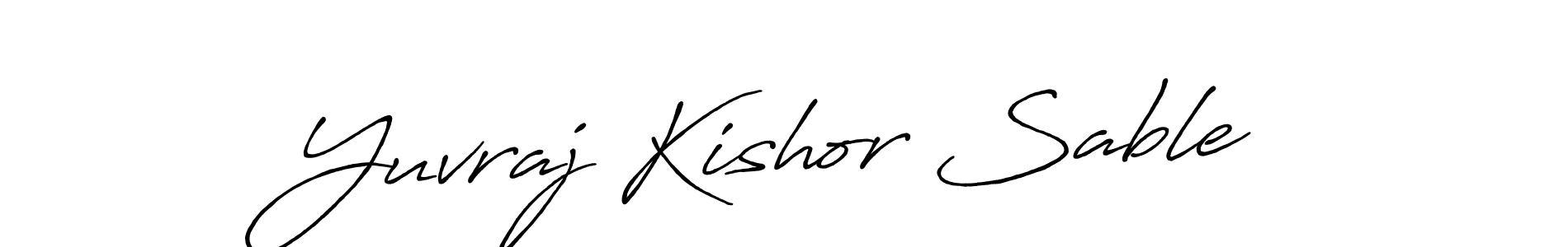 Here are the top 10 professional signature styles for the name Yuvraj Kishor Sable. These are the best autograph styles you can use for your name. Yuvraj Kishor Sable signature style 7 images and pictures png
