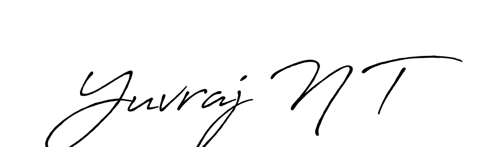 Here are the top 10 professional signature styles for the name Yuvraj N T. These are the best autograph styles you can use for your name. Yuvraj N T signature style 7 images and pictures png