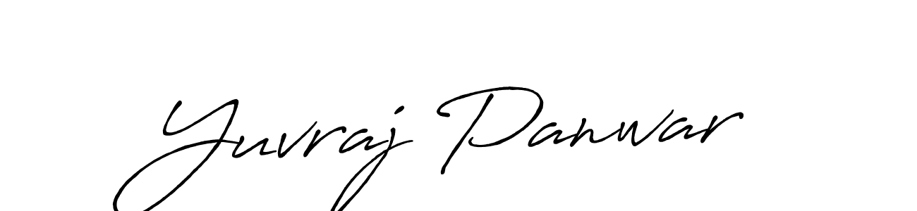 Make a beautiful signature design for name Yuvraj Panwar. Use this online signature maker to create a handwritten signature for free. Yuvraj Panwar signature style 7 images and pictures png