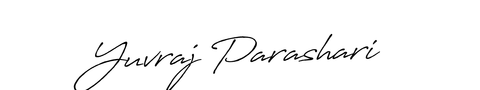 Design your own signature with our free online signature maker. With this signature software, you can create a handwritten (Antro_Vectra_Bolder) signature for name Yuvraj Parashari. Yuvraj Parashari signature style 7 images and pictures png