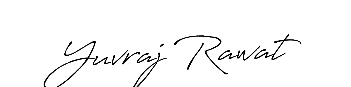 Yuvraj Rawat stylish signature style. Best Handwritten Sign (Antro_Vectra_Bolder) for my name. Handwritten Signature Collection Ideas for my name Yuvraj Rawat. Yuvraj Rawat signature style 7 images and pictures png