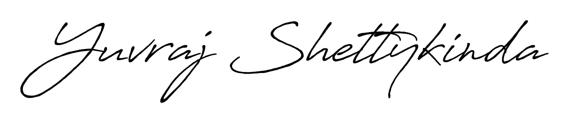 Generate high-definition signature styles for Yuvraj Shettykinda. The Antro_Vectra_Bolder typeface ensures crisp legibility and sophisticated design. Yuvraj Shettykinda signature style 7 images and pictures png