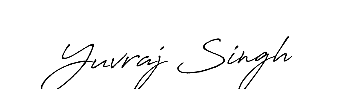 Antro_Vectra_Bolder is a professional signature style that is perfect for those who want to add a touch of class to their signature. It is also a great choice for those who want to make their signature more unique. Get Yuvraj Singh name to fancy signature for free. Yuvraj Singh signature style 7 images and pictures png